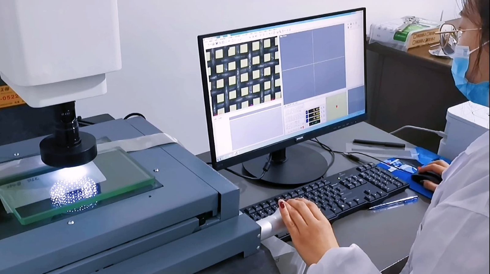 Metallographic analysis equipment