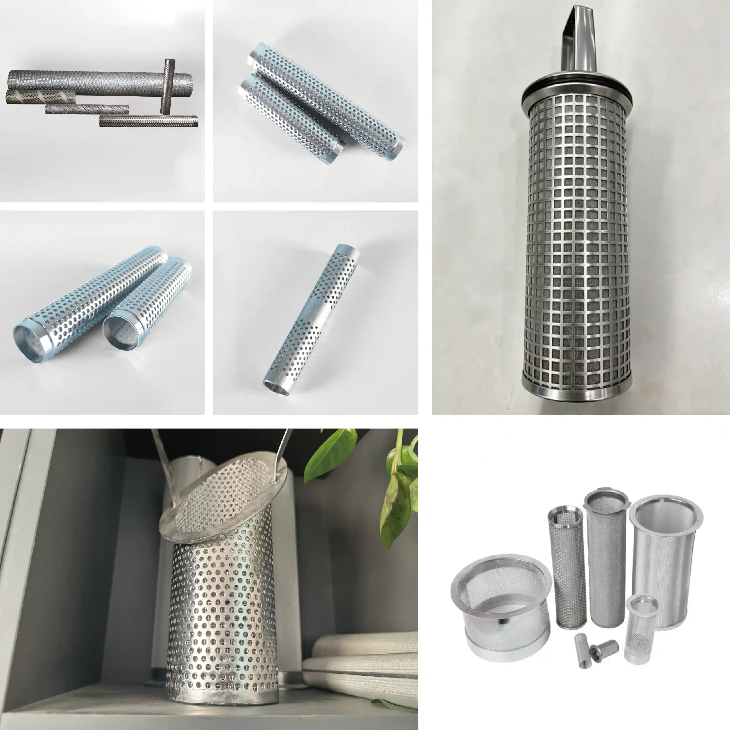 Basket and tube filter cartridge workshop display