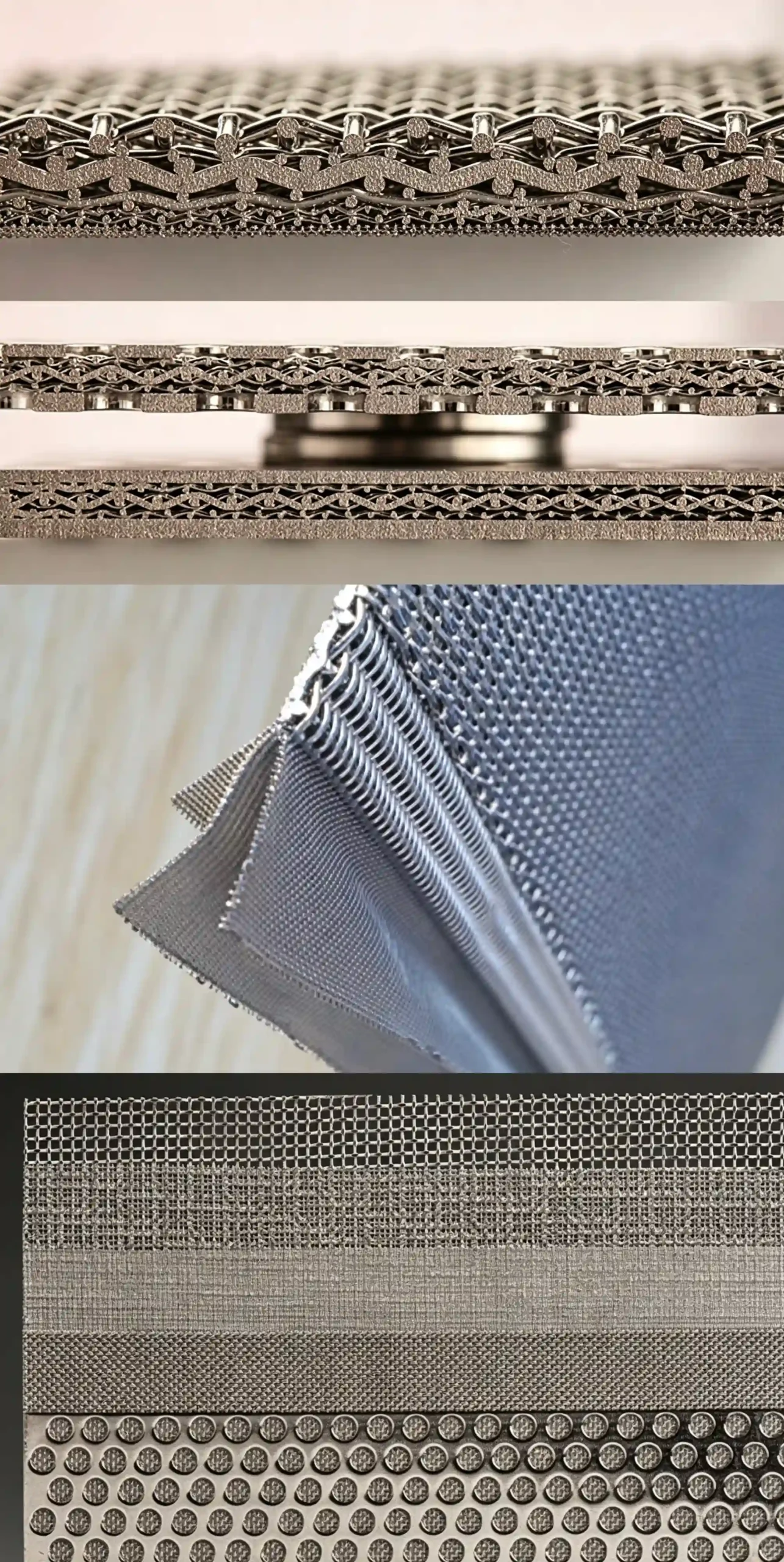 Sintered filter cartridge end connection options