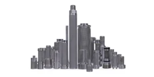 Sintered metal filter elements in multiple sizes and connection configurations for alloy and construction review